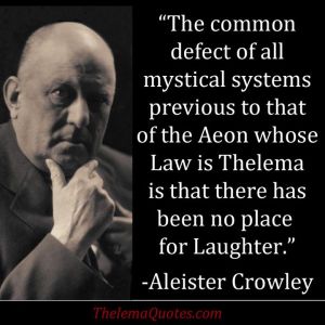 aleister crowley laughter